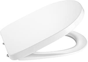 Roca A801B2200B Asiento y Tapa Supralit, Caida Amortiguada, Debba Round, Blanco