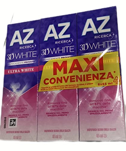 Zahnpasta Az 3Dw Ultra White 6 x 65 ml
