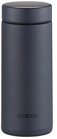 TIGER MMZ-K351KS Tiger Water Bottle, 11.8 fl oz (350 ml), Screw, Mug Bottle, Stainless Steel Bottle, Vacuum Insulated Bottle, Hot and Cold Retention, For Home Use, Tumbler, Steel Black