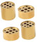 DOITOOL 4 Stücke Neun Loch Räucherstäbchen Kupfer Räucherstäbchenhalter Räuchergefäß Basis Räucherstäbchen Brenner Kupfer Mehrloch Räucherstäbchenhalter Räucherstäbchen Halter Zarte