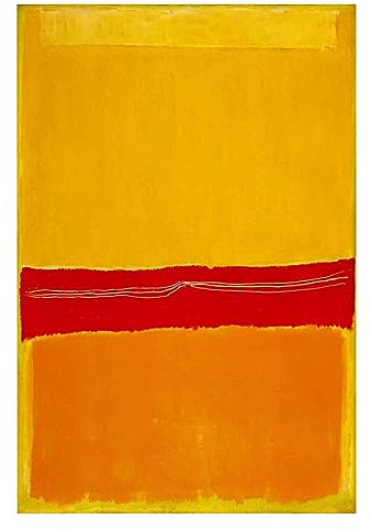 Lasite Mark Rothko Leinwandbilder Abstrakt Kunstdruck Bilder Reproduktion Leinwanddruck Bilder Leinwand Gemälde Wanddekoration Wandbild(Ungerahmt,（30x45cm） 12x18inch)