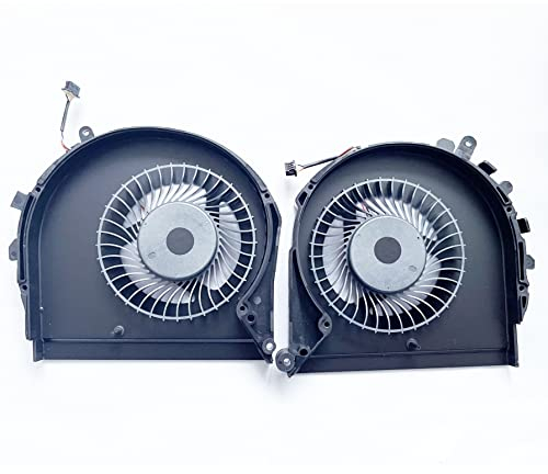Fleshy Leaf Ventilateur de refroidissement CPU + GPU de rechange pour HP Gaming Pavilion 17-CD 17-CD0010TX 17-CD0022TX 17-CD0026 TPN-C142 Series ND85C15-18K15 ND85C14-18K14 9116FPR 0X07SBR L568773-001