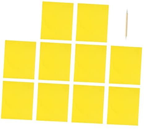 NUOBESTY 10stücke Kreuzstich-kohlepapier Zum Nähen Transferpapier Transparent Für Übertragung Stoff Holz Papier Metall Und Leder