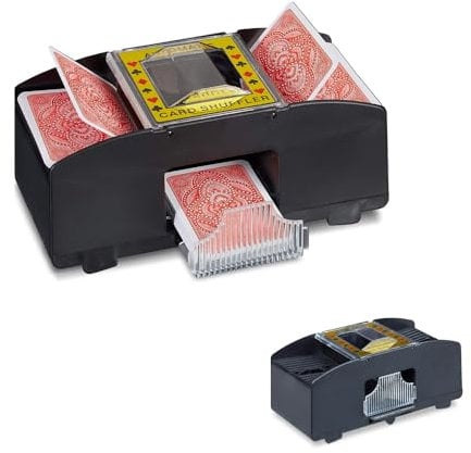 Mescola-Carte da Gioco Professionale per Carte Francesi - Ideale per Poker ed altri Giochi, 21x11.5x9.5cm