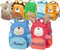 SigiKid Kinder Kindergarten Pfötchen Rucksack mit Namen bestickt (7 Varianten zur Auswahl)