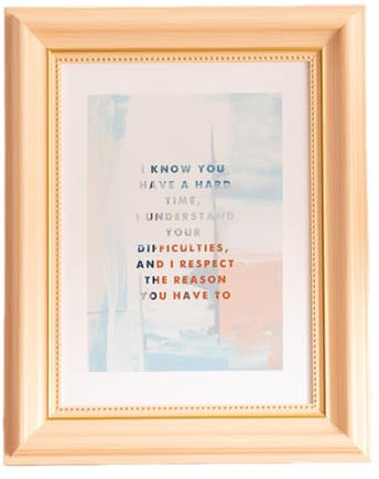 marysgift Rahmen Bilderrahmen zum Senkrechten oder Waagerechten Aufhängen/Stellen Fotorahmen aus Holz für Fotos, Poster, Puzzles (XK01202,8)