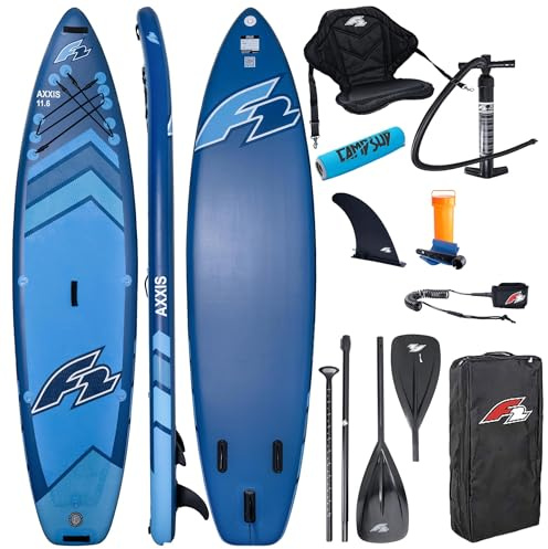 Campsup SUP F2 AXXIS Combo Aufblasbares Stand Up Paddle Board | Surfboard für Einsteiger & Fortgeschrittene mit zubehör