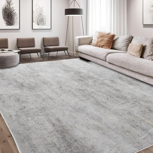 Tinyboy-hbq Rugs Living Room Large Rug 200x300cm Brown/White Machine Washable Rug Anti-Slip Short Pile Abstract Multi Colour Soft Rugs for Bedroom Room Decor