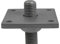 GeZu Impex® Pfostenträger Ulrich höhenverstellbar M20 x 100 mm, 80 x 80 mm Stützenfuß Pfostenschuh