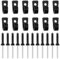 AYLIFU 12 pcs kayak j hooks with 12 kayak waterproof rivets safety bungee j-shaped hooks Suitable for safe kayak canoes paddleboard rowing accessories