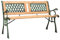 Willood Gartenbank 122 cm Gusseisen und Massivholz Tanne