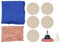 Uadme Glass Polishing Pads, 8Pcs Glass Scratch Remover Kit with Cerium Oxide Power, Car Windscreen Buffer Polisher with Sponge Drill Bit for Deep Cleaning Repair, Buffing, Sanding, Waxing