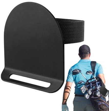Golf Bag Magnet, Golf Push Cart Accessories with Two Straps - Golf Bag Stand Attachment, Golf Launch Monitor Magnetic for Quick and Easy Use