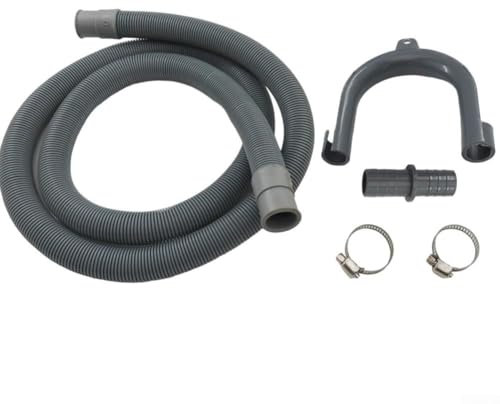 Tubo di scarico industriale con accessori per lavatrice e lavastoviglie, 3 metri