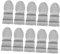 CANIGHT 10pcs Tool Support Wedge for Hammer and Handles Steel Construction Easy to Install and Strong