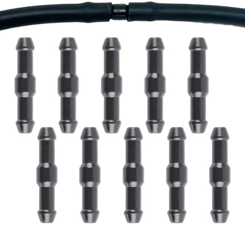 10 Stück Auto Schlauchverbinder, 6mm 2 Wege I Typ Universal,Verbinder Scheibenwaschanlage Schlauch,Spritzwasserschlauch Adapter,Isolierschlauch,unterdruckschlauch