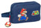 safta SUPER MARIO TRICK – Porta Colazione Termica, Portatodo, Qualità e Massima Resistenza, Porta Cibo, Ricreo, 21,5 x 6,5 x 12 cm, blu scuro/rosso, M, Casual