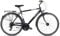 Ciclista Ponte Vecchio Trekking Citybike Fahrrad 28 Zoll Herren 21-Gang Shimano Schaltung Moderne LED-Lichtanlage, Farbe:Black Silver, Rahmengröße:53 cm, Laufradgröße:28 Zoll