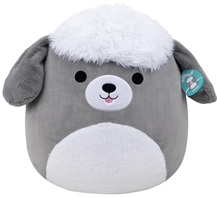 Squishmallows SQCR08634 - Arnold der Schäferhund 50 cm, offizielles Jazwares Plüsch, superweiches Kuscheltier