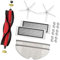 ZAPYVET Spazzola laterale a rulli con filtro for aspirapolvere, for Xiaomi, for Roborock, S6 S5 MAX S60 S65 S5 S50 S55 E25 E35 (nero) Kit di sostituzione per robot aspirapolvere(White)