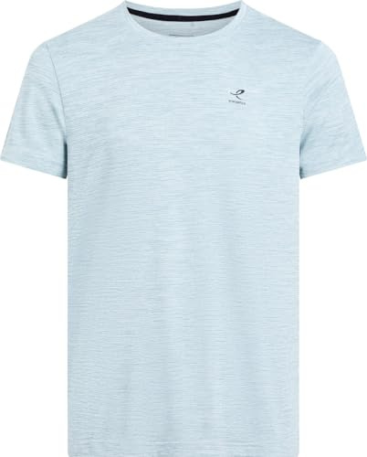 Energetics Herren Telly II Ss T-Shirt, Melange/Blue Smoke/B, XL