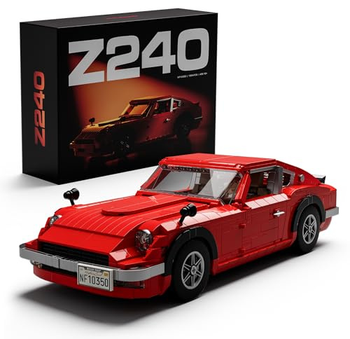 Nifeliz Kit de Construcción de Coche Deportivo Z240, Maqueta de Vehículo Clásico Escala 1:14 para Adultos y Amantes del Automóvil, Regalo y Decoración Coleccionable (1694 Piezas, NF10350)