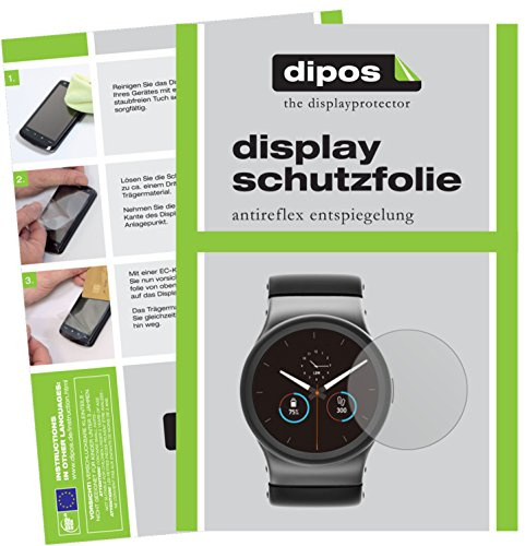 dipos 6x Matte Screen Protector for Universalgröße 49 mm Durchmesser | Ultra-Thin, Anti-Glare, Anti-Reflective, Perfect Fit, Anti-Scratch, Bubble-Free, Fingerprint Compatible, Easy Installation