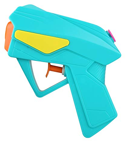 Idena- Pistolet à Eau Power en Plastique, Taille compacte Parfaite pour Les Vacances, la Plage ou la Piscine, Environ 10 cm, Assorti, 40424, coloré, 1 Paquet