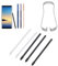 ASHATA Touch Stylus Tool, Kit de Remplacement Stylet de Remplacement pour Stylet Tactile S, Trousse de Stylet de pour Galaxy note8 / 9 Tab S3 / 4(Noir)