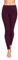 SOFTSAIL Leggings 95% Cotton Womens Leggings High Waist Leggings Full Length Ladies High Waisted Leggings Tummy Control Lady Legging Stretchy Pants Free Time Relax Walking Plum, 16