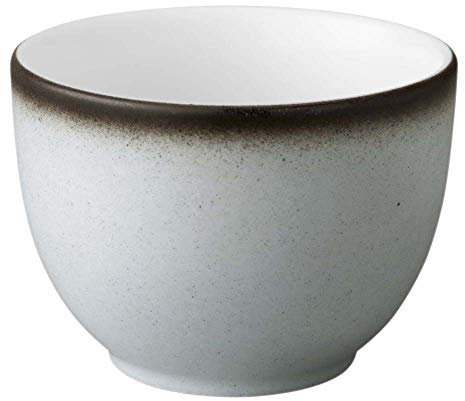 Seltmann 001.736348 Coup Fine Dining Porzellan Schale, Hoch, Rund, Grau/Braun, 57124 Grau Struktur Dekor, 0.19 L, 8.3cm Durchmesser, 5.9cm Höhe