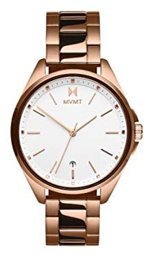 MVMT Analog Quarzuhr für Damen mit Roségoldfarbenes Edelstahlarmband - 28000002-D