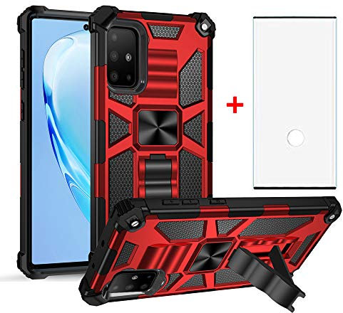 Asuwish Coque pour Samsung Galaxy A02s Portefeuille avec Verre Trempé et Porte Carte PU Cuir à Clapet Étui Housse Support Robuste Simple Cordon A 02s M02s F02s AO2s Téléphone Case Femme Homme Noir