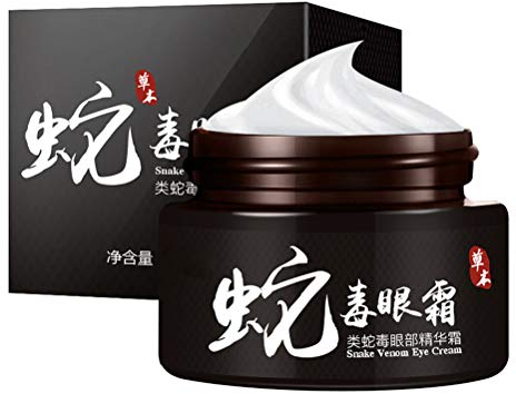 LifeBest Schlangengift-Augencreme Augen-Mehrfachpflege-Cremes zur Befeuchtung, Verringerung von Augenringen, Schwellungen und Augentaschen Schlangengift-Anti-Falten-Gesichtscreme