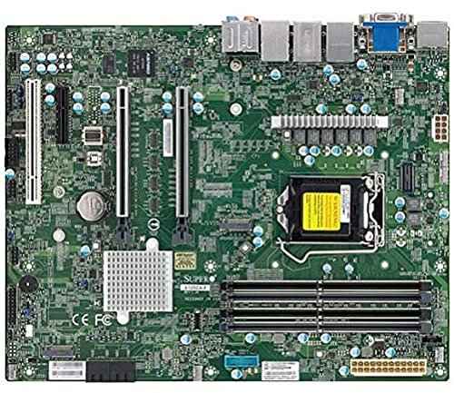 Supermicro X12SCA-F Motherboard ATX LGA1200-Sockel W480 USB-C Gen2 USB 3.2 Gen 1 2 Gigabit LAN 2.5 Onboard-Grafik HD Audio