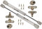 KOTARBAU® 2er Set Klappenbeschlag Gasdruckfeder 100 N Möbel Stoßdämpfer Küchenschrank Gasfeder Dämpfer Schranktür Softclose Türdämpfer Tür Dämpfung Silber Gasdruckdämpfer