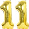 Helium Luftballons 11 gold Geburtstagsdeko 40 11 Geburtstag Party Dekoration Supplies,ballon 11 geburtstag,11 luftballon gold,folienballon 11 geburtstag mädchen Junge ballon 11 geburtstag deko(11)