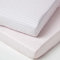 HOMESCAPES Drap Housse bébé 70x140 cm - Lot de 2, Draps de lit en Percale de Coton 330 Fils, Oeko Tex, Jupe élastique, Coloris Rose