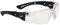 Bolle Safety Standard Issue Bolle RUSH+ Small BSSI Clear Lens Safety Glasses - Platinum hard coat & anti-fog coating - Bi-material PC+TPR matte black temples