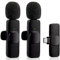VMKLY Wireless Lavalier Microphone for Type-C Phone, Plug-Play Wireless Mic with 2 Microphone for USB-C Android Phone Video Recording, Interview, Vlog, Auto Sync and Noise Reduction