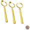HJYZY One P. Schmuck Sticker Set Roronoa Zoro Ohrringe Clip Cosplay - Gold 23 Stück