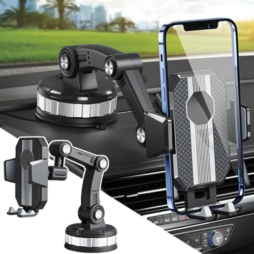 OEMASSIVE Auto Handyhalterung 360° Drehbar Handyhalter - Super Saugnapf, 25cm Langer Arm - Armaturenbrett Windschutzscheibe Universal Handy Autohalterung für iPhone Alle Smartphones 4-7 Zoll