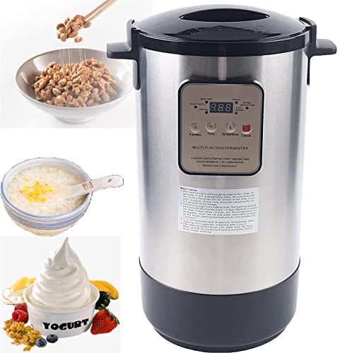 Yogurt AutomáTico De 12 L, Contenedor De Yogur De Bricolaje para El Hogar, MáQuina De FermentacióN AutomáTica De Yogur De Temperatura Constante Natto, Fabricante De Vino De Arroz