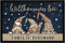 SpecialMe® Fußmatte Wichtel Willkommen mit Namen Weihnachten Zwerge Familie Wintermotive rutschfest & waschbar schwarz 60x40cm