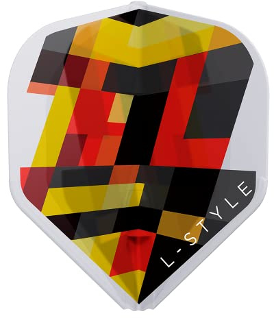 L-Style Flights Raymond von Barneveld L1EZ L1Pro Made in Japan RYB Series ver.1 (Type-A: Clear White)