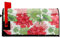 Briefkasten-Abdeckung, rote Geranie, Blumendruck, Frühling, Sommer, magnetisch, 64,8 x 53,3 cm, für Haus, Garten, Hof, Dekoration