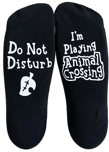 Poshzone Animal Crossing Socks - Funny Socks for Men, Women & Family. Novelty Gifts for Dad, Father's Day