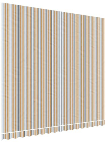 vidaXL Tela de Repuesto de toldo Rayas de Colores 4x3,5 m