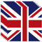 20Pcs Union Jack Napkins Serviettes,VJ Day 80th Anniversary Decorations Napkins,British Tissue United Kingdom Napkin Great Britain Napkins UK Flag Paper Napkins for Union Jack Royal Party Supplies
