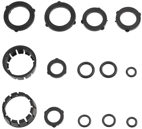 AERZETIX - C77193 - Kit assortiment d'étanchéité joints toriques 14 pièces - en caoutchouc - raccord rapide d'arrosage o-ring